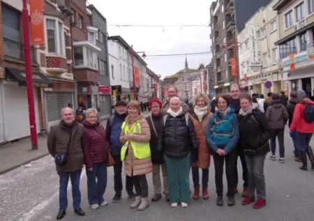Enkel de fotograaf, Leo Mertens, ontbreekt op de foto